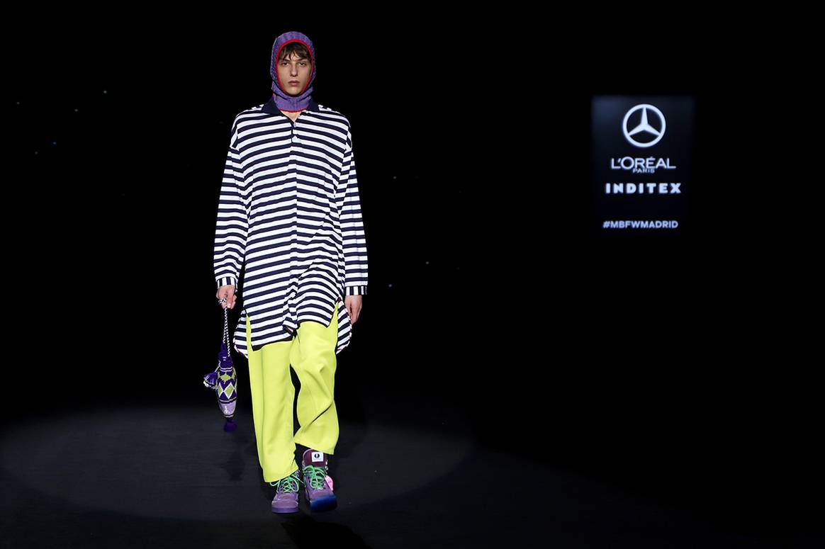 Photo Credits: Rubearth, desfile de la colección “Pata Pollo” en Allianz Ego. Mercedes-Benz Fashion Talent.