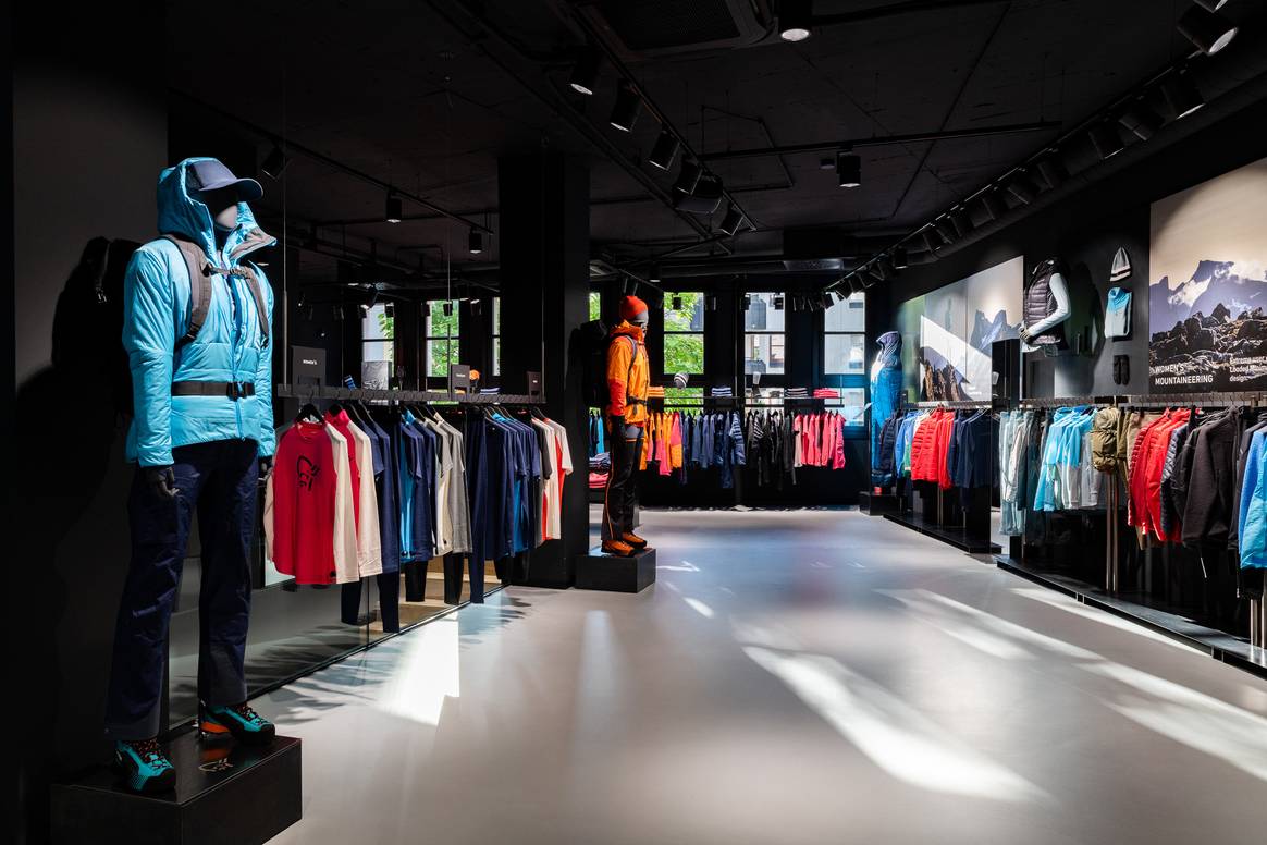 Norrøna Store in München, Foto Hannes Rohrer/Norrøna
