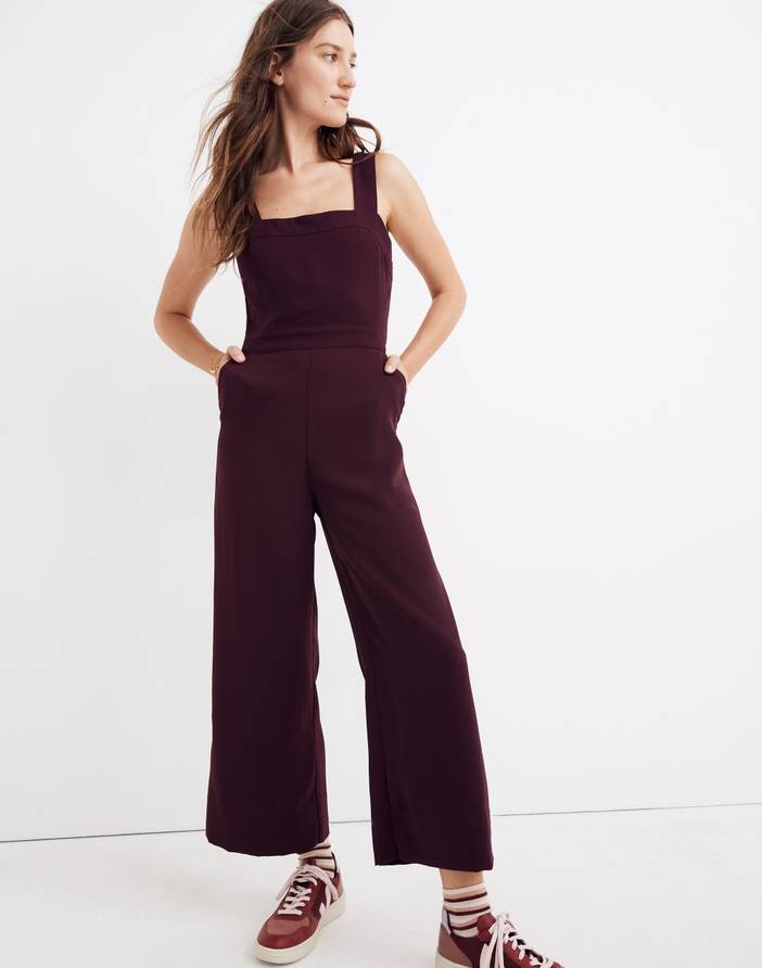 Apron Bow-Back Jumpsuit | Madewell