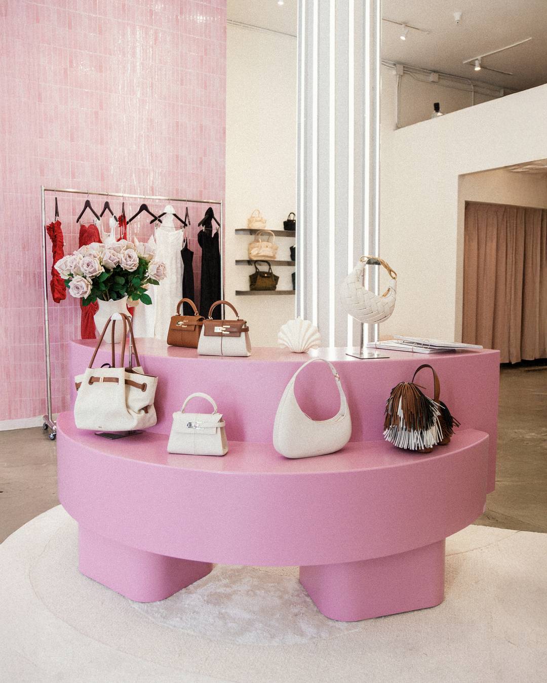 Interior of JW PEI debut pop-up in NYC