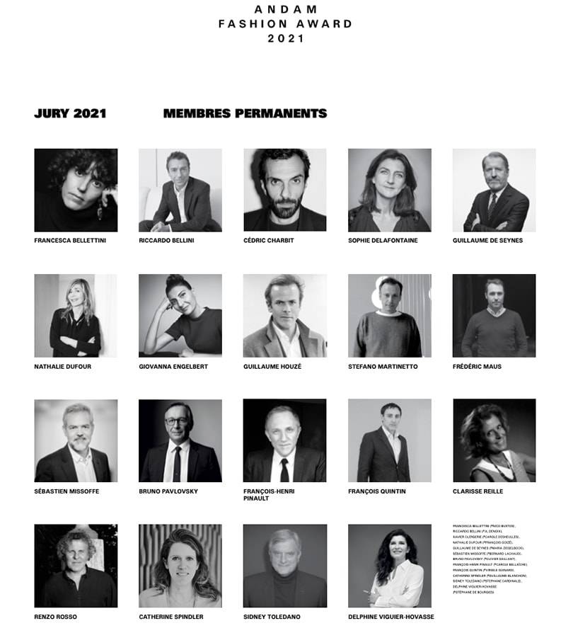 ANDAM maakt jury bekend voor 2021-editie