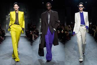 Haider Ackermann’s Tom Ford debut balances modern sensuality with a respectful reinvention