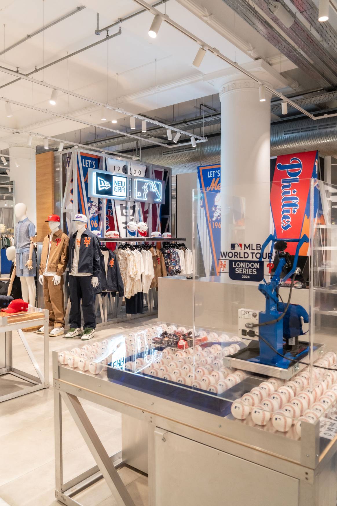 New Era x MLB London Series pop-up at Selfridges