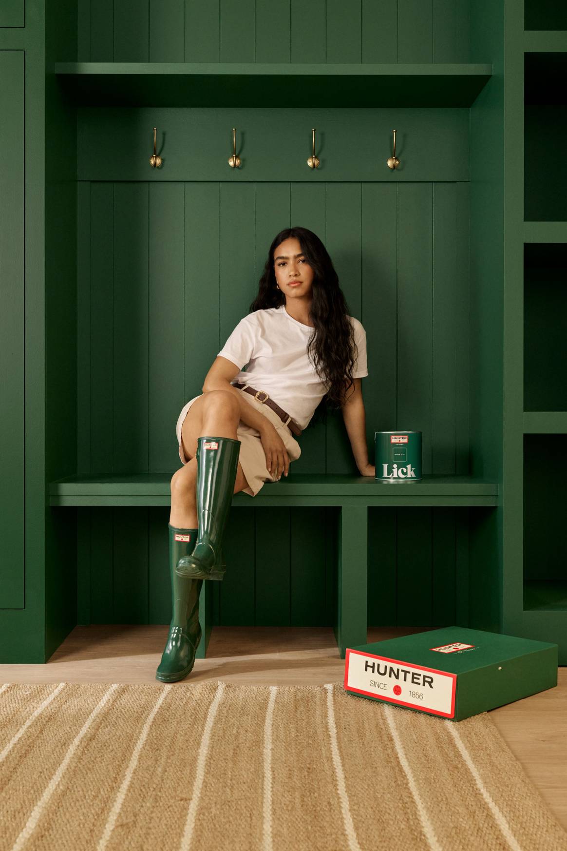 Hunter x Lick ‘Green 170’ paint campaign