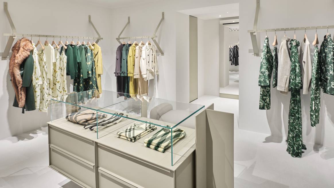 Burberry's new Paris store.