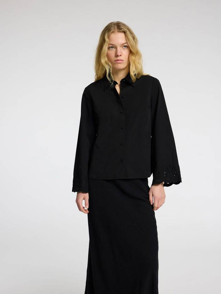 Broderie Anglaise Overhemd Met Lange Mouwen | Selected-Femme