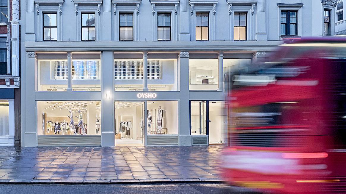 Tienda de Oysho en el número 315-319 de Oxford Street, Londres (Reino Unido).