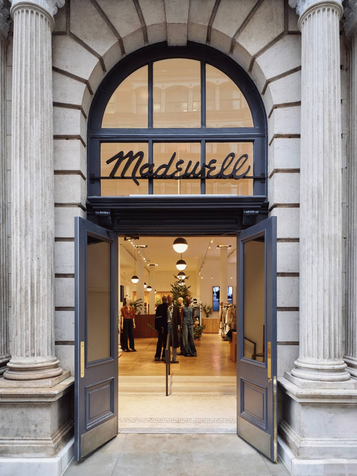 Exterior of Madewell's new flagship store in SoHo, NYC