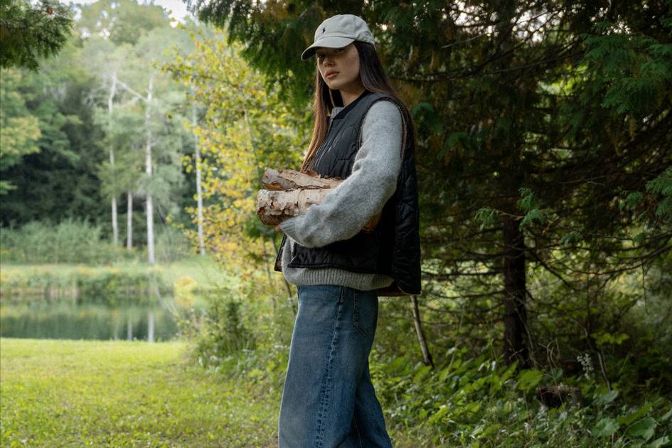 Rebalance debut knitwear made from traceable alpaca yarn