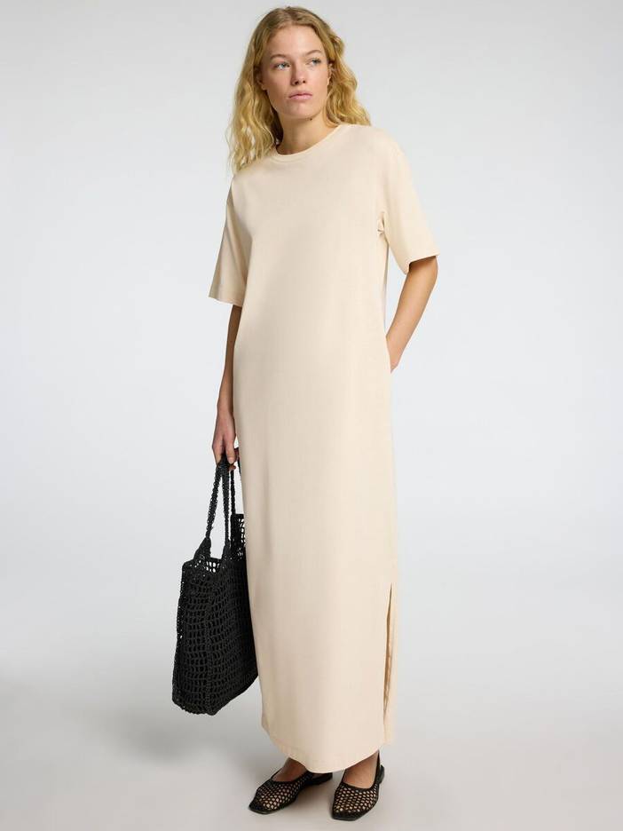 Maxi Jurk Met Korte Mouwen | Selected-Femme