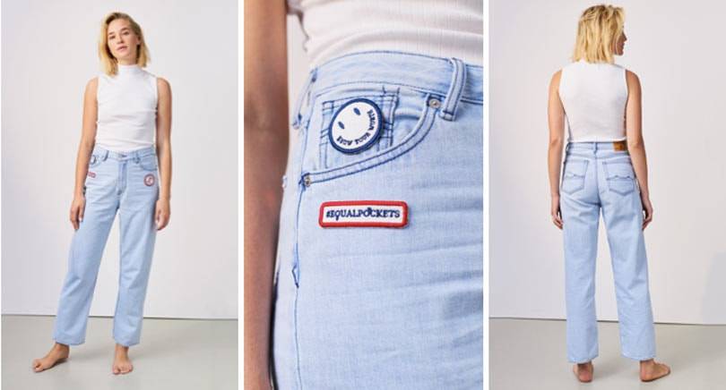 #EqualPockets capsule denim collectie voor gelijke beloning mannen en vrouwen