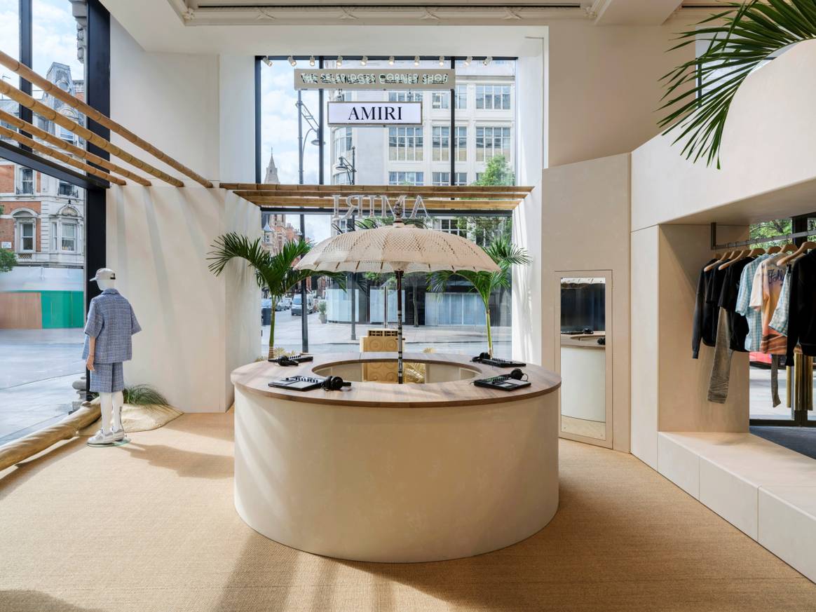Amiri Beach Club pop-up at The Corner Shop, Selfridges