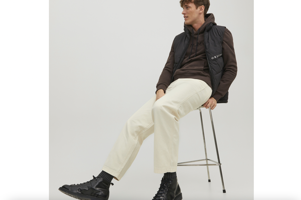 Jack&Jones pants with Spinnova fibres