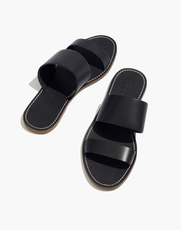 The Boardwalk Double-Strap Slide Sandal | Madewell