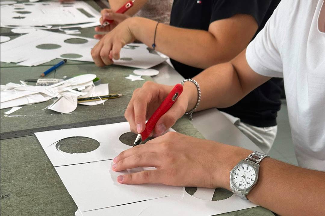 Gli studenti si confrontano con tecnologie, materiali e produzione