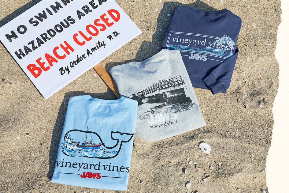 Vineyards Vines launches Jaws collection to mark movie's 50th anniversary