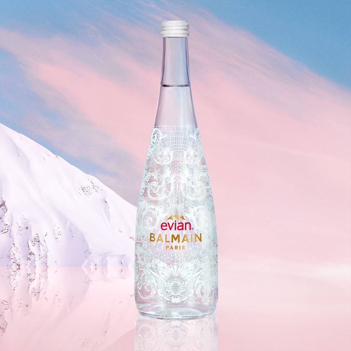 Courtesy of Evian x Balmain