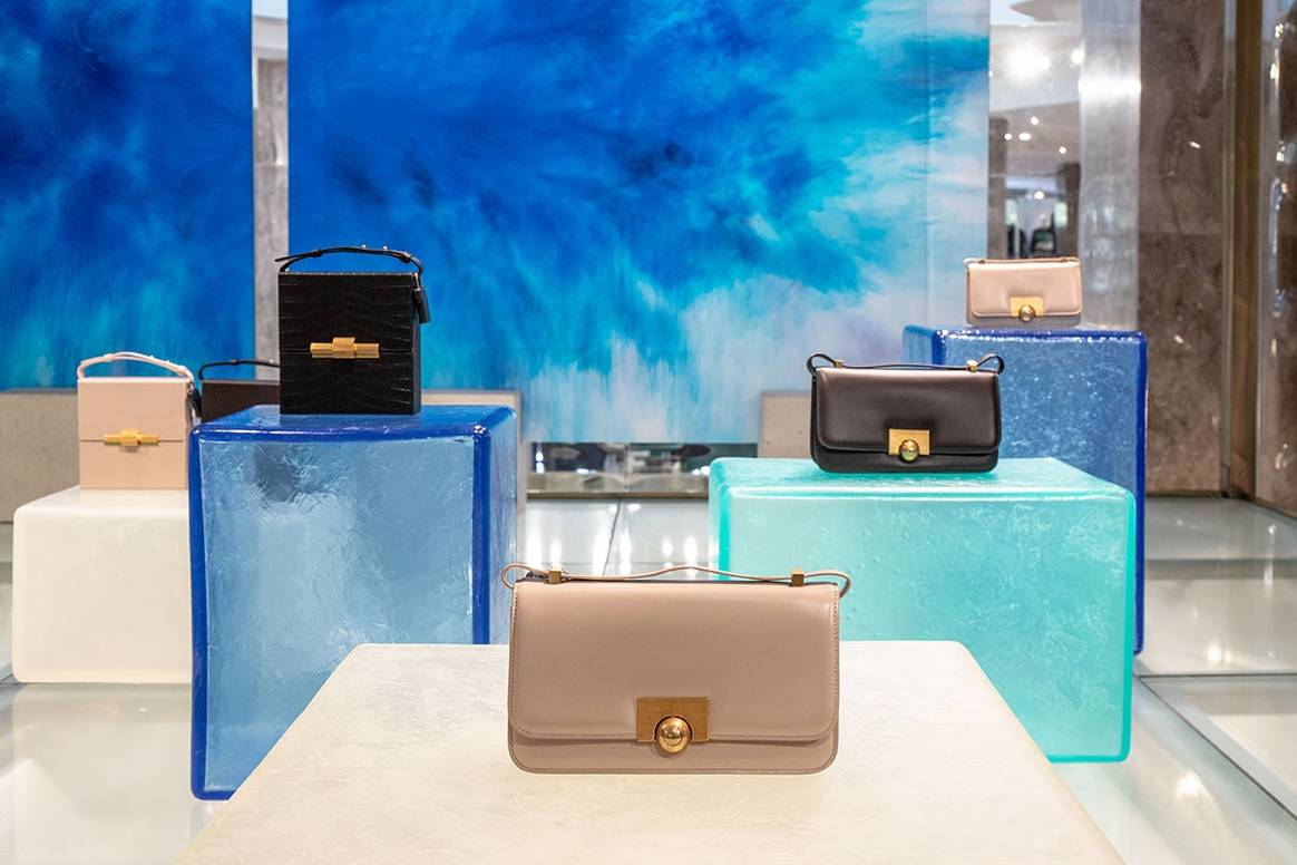 En image : le pop-up store Bottega Veneta aux Galeries Lafayette Champs-Élysées