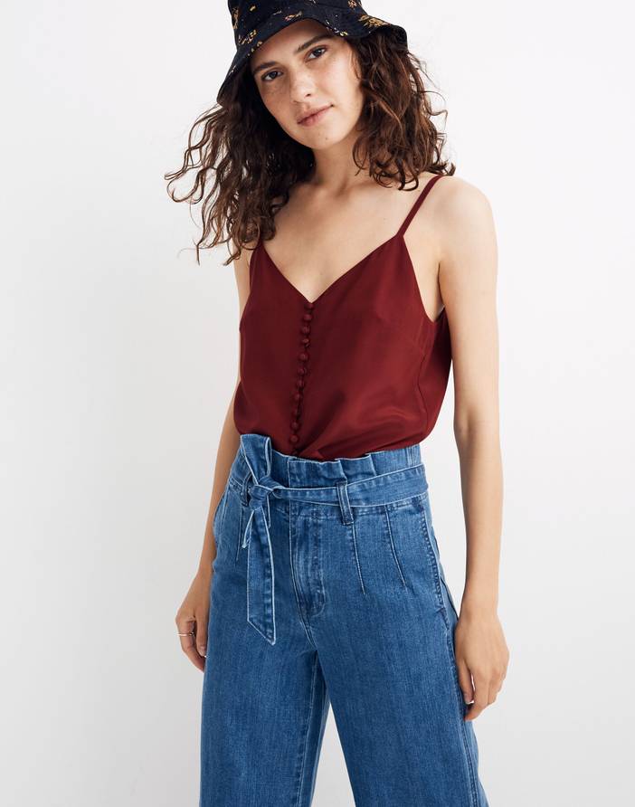 Silk Button-Down Cami | Madewell