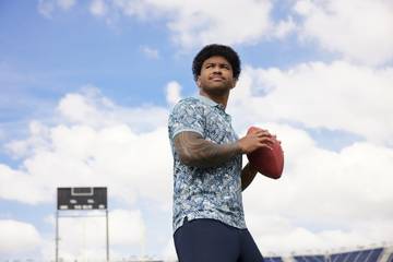 Perry Ellis launches debut collection with Miami Dolphins quarterback Tua Tagovailoa