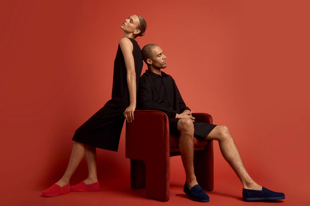 Jamie Mizrahi x Toms collaboration, launched in May 2025.