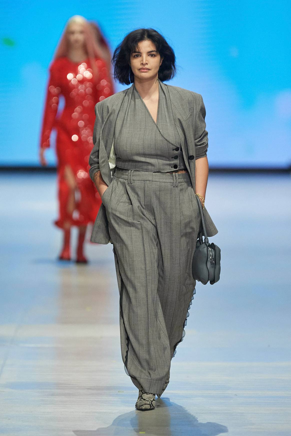 Ganni FW23, beeld via Launchmetrics Spotlight.