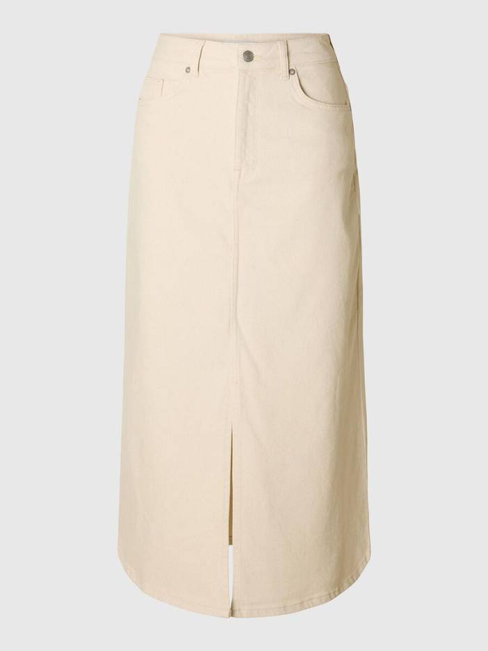 Midi Denim Rok | Selected-Femme