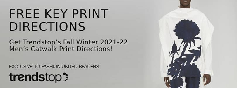 Menswear print directions for Fall/Winter 2021