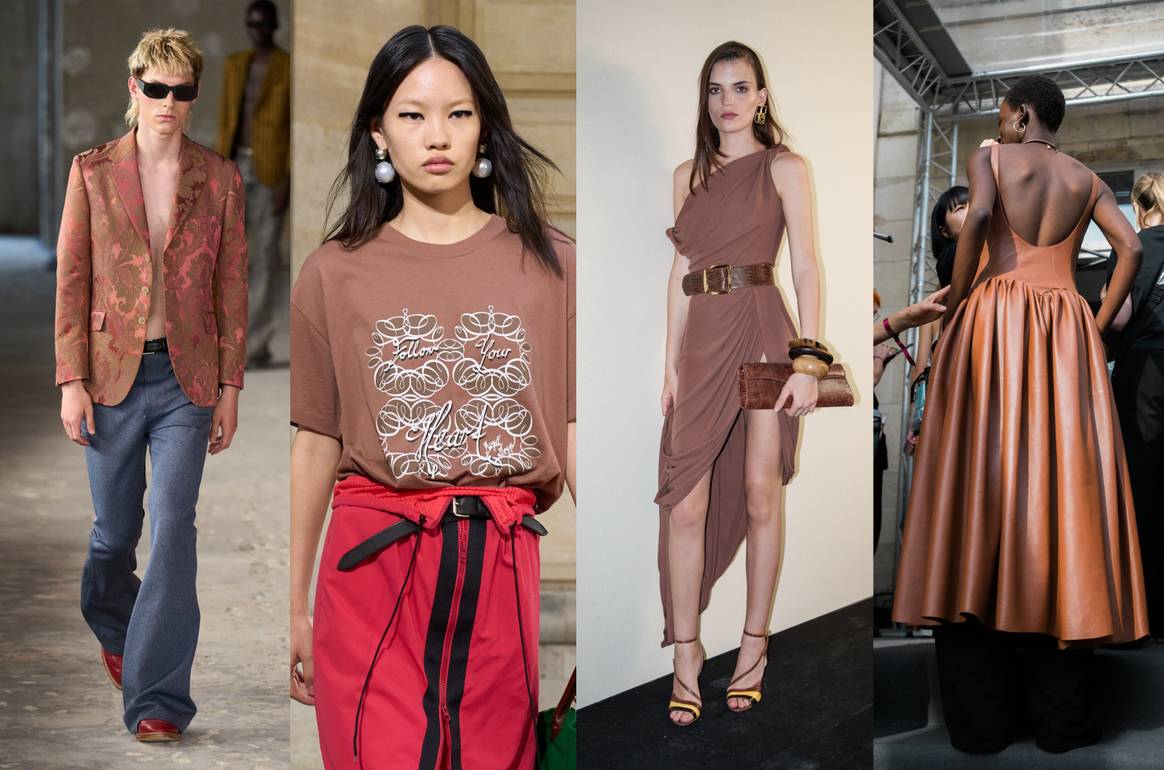 Clay: Junya Watanabe SS26 - Menswear, Meryll Rogge SS26 - Ready to Wear, Elie Saab SS26 - Ready to Wear & Gabriela Hearst SS26 - Ready to Wear