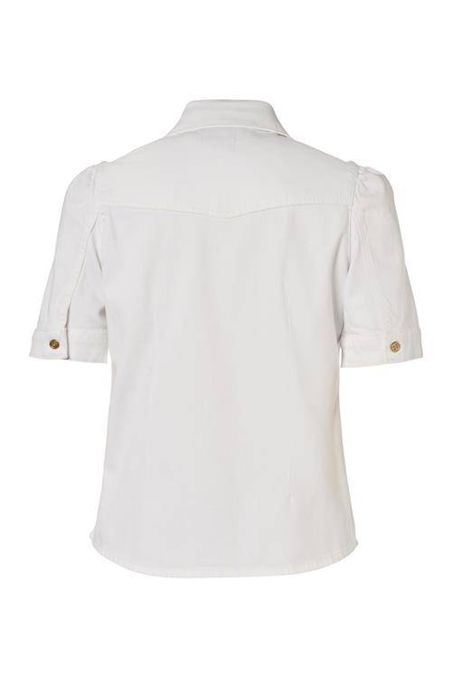 Caroline Tensen Brighton Denim Blouse Wit | Mart Visser