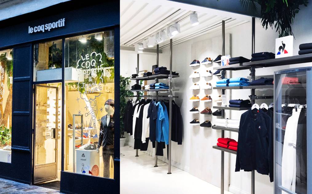 Le Coq Sportif ouvre son premier pop up store