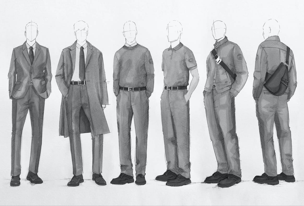 Sketch: courtesy of Dior