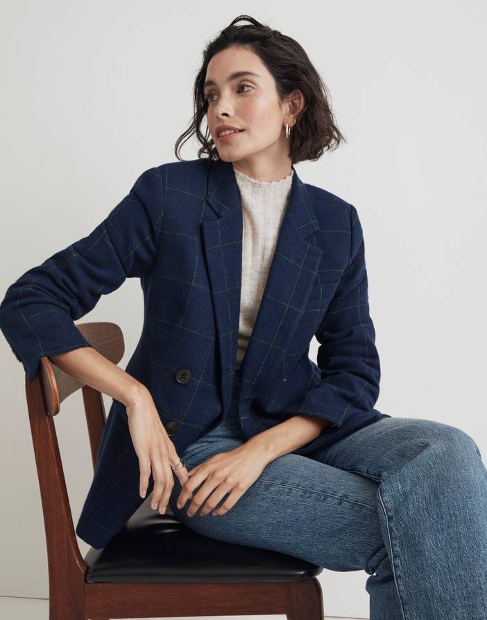 The Rosedale Blazer in Plaid | Madewell