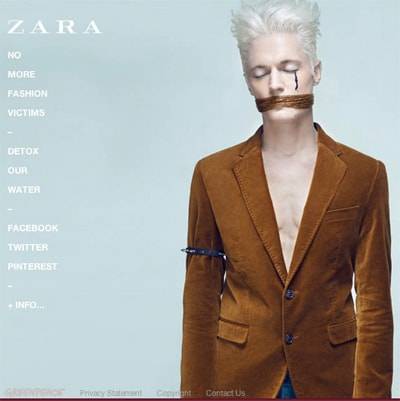 Greenpeace va a por Zara en su nueva campaña Detox