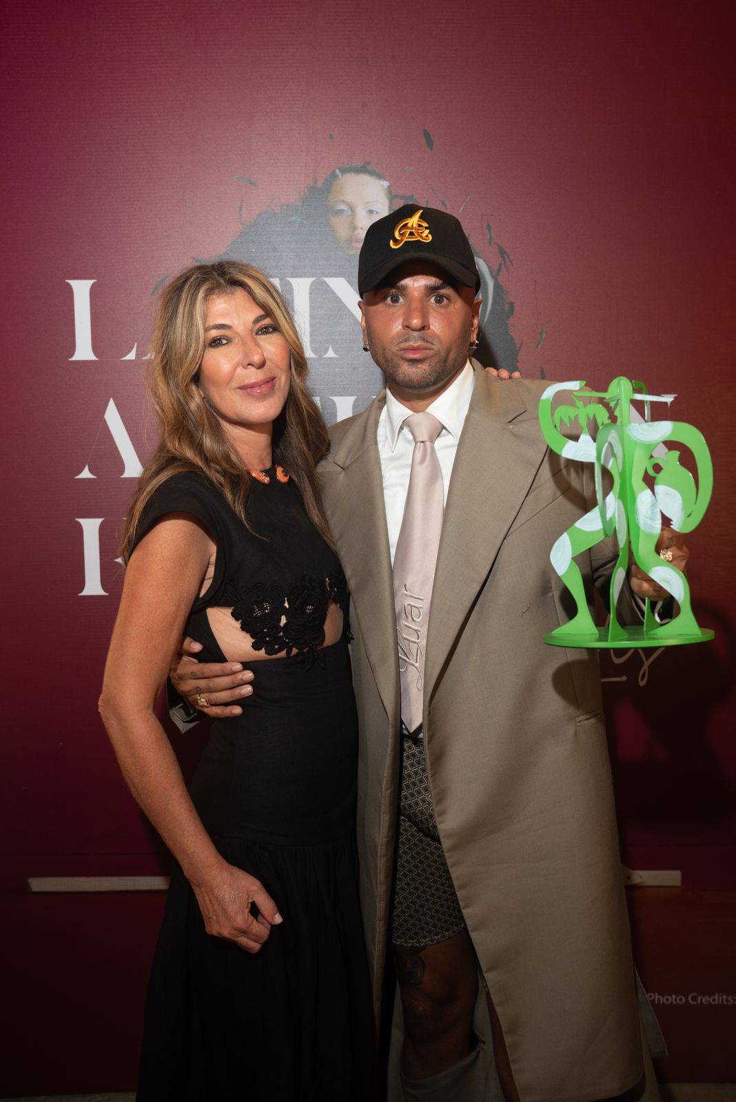 Nina García y Raúl Lopez de Luar en los Latin American Fashion Awards