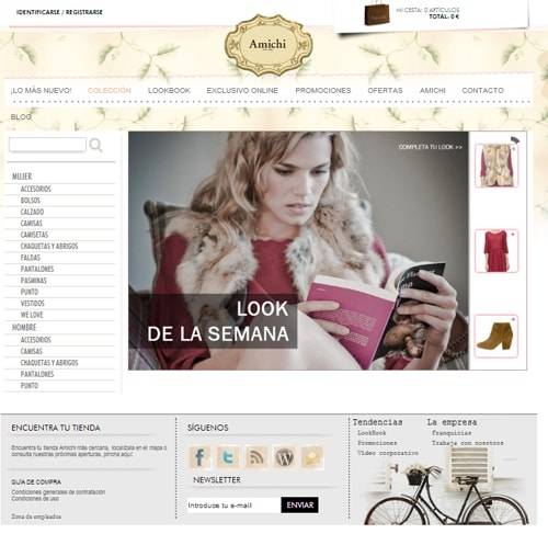 Amichi lanza su shop online