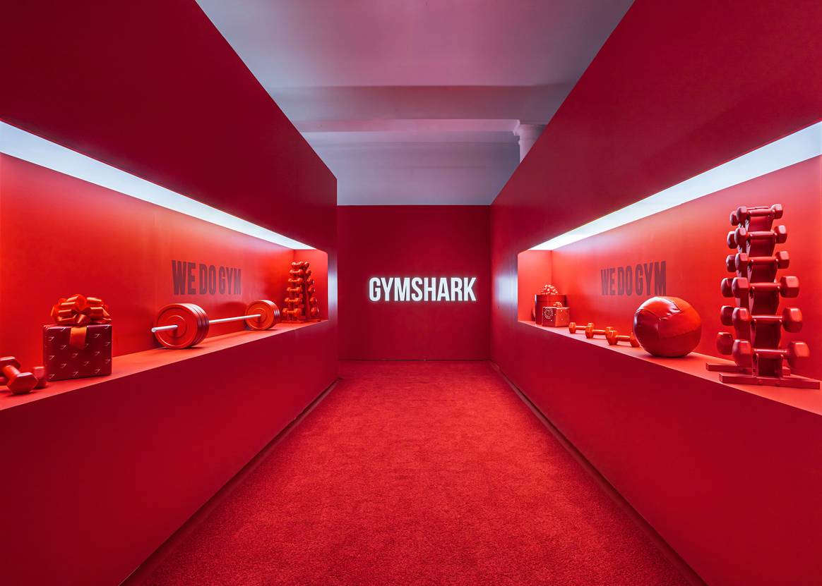 Gymshark pop-up on Wooster Street, New York City