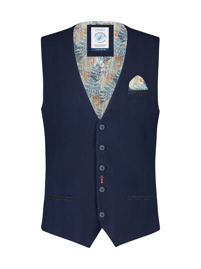 Waistcoat herringbone | A fish named Fred