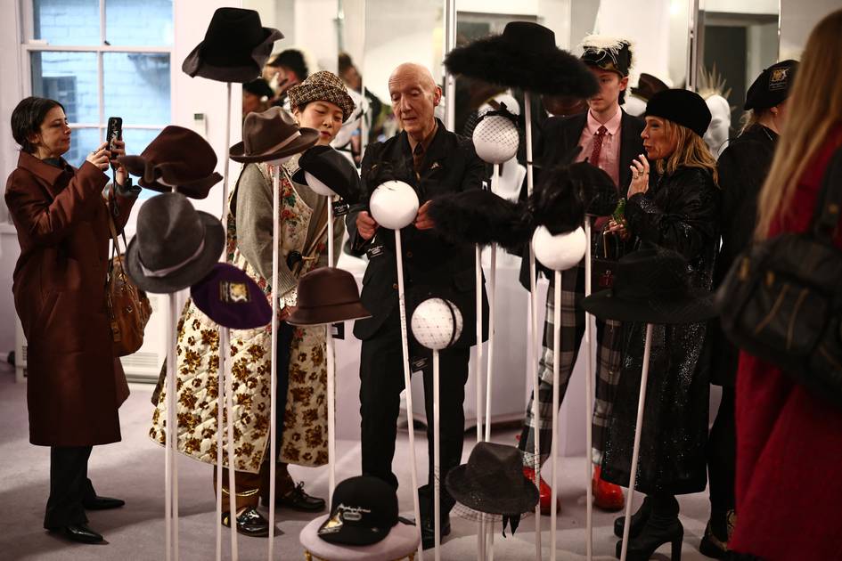 London Fashion Week: master milliner Stephen Jones wears many hats