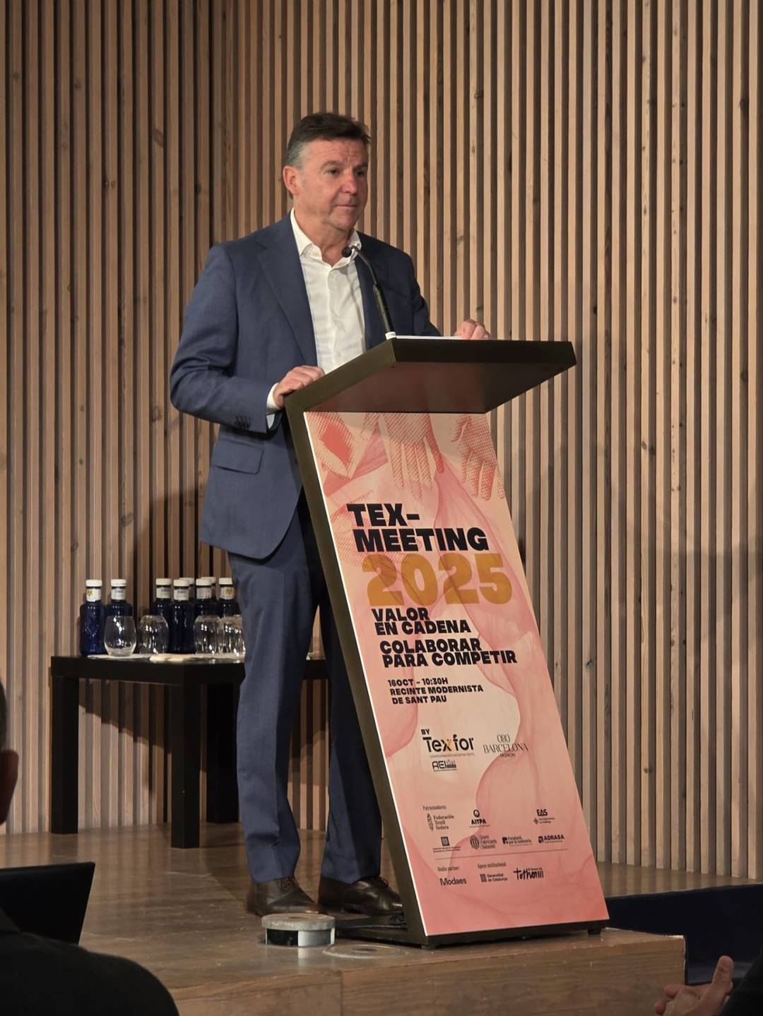 José María Mestres, presidente de Texfor, durante TexMeeting 2025.