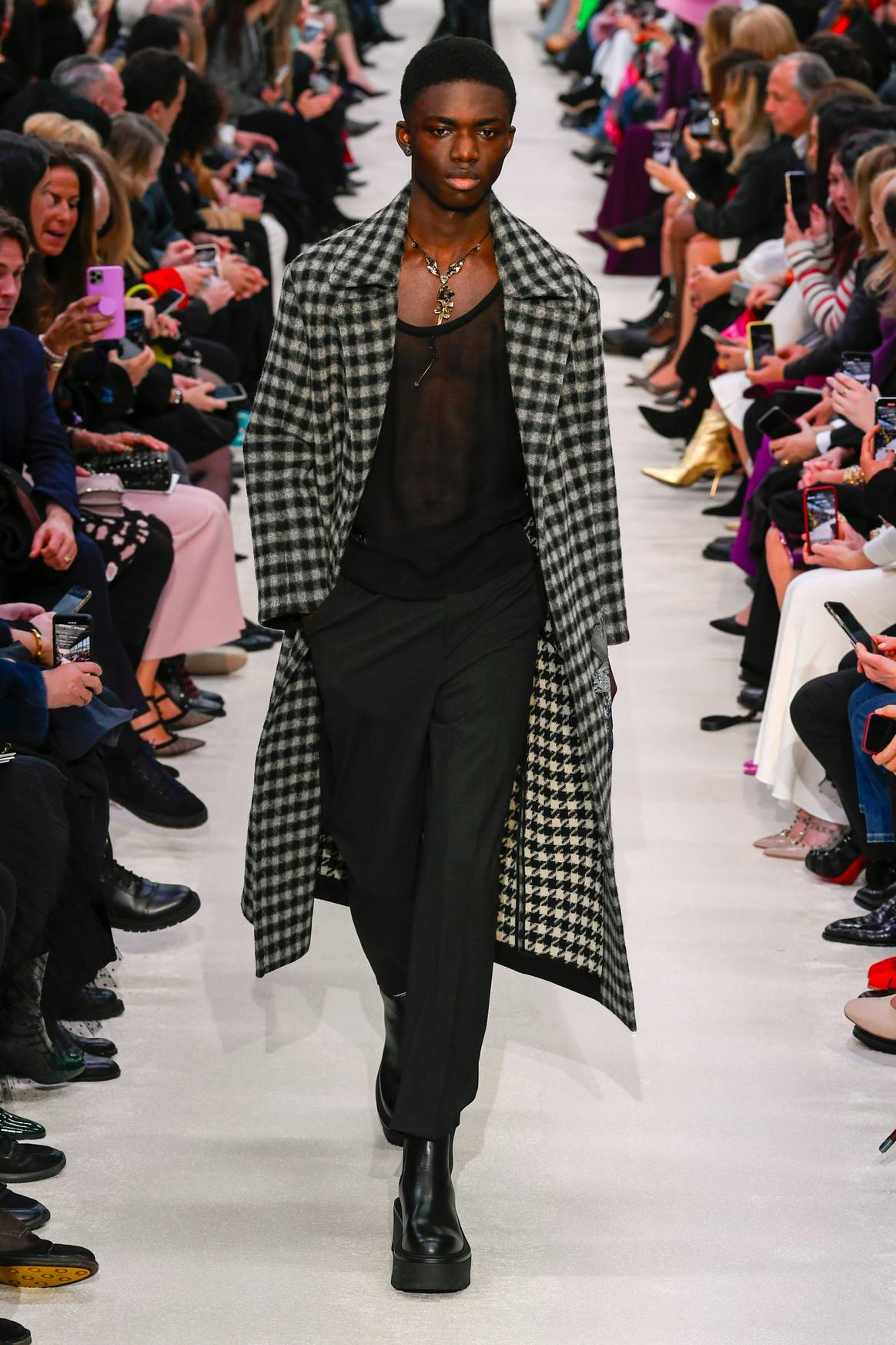 high fashion male models runway