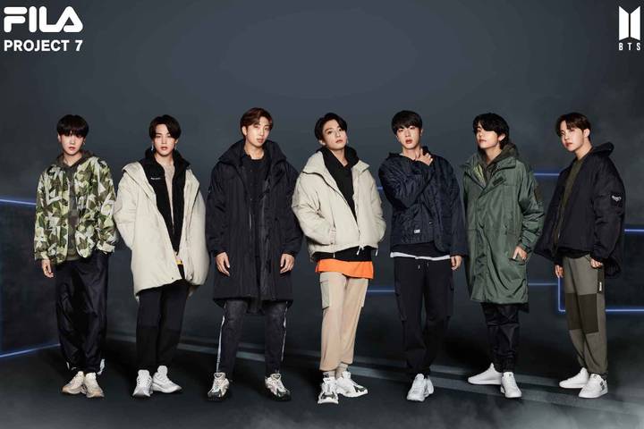 ★BTS 着用★FILA★PROJECT7 20★人気★フーディ ☆BTS 着用☆FILA☆PROJECT7 20☆人気☆フーディ