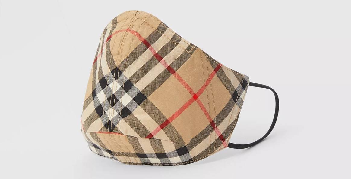 Mascarillas a partir de retales: Burberry lanza una colección sostenible y solidaria