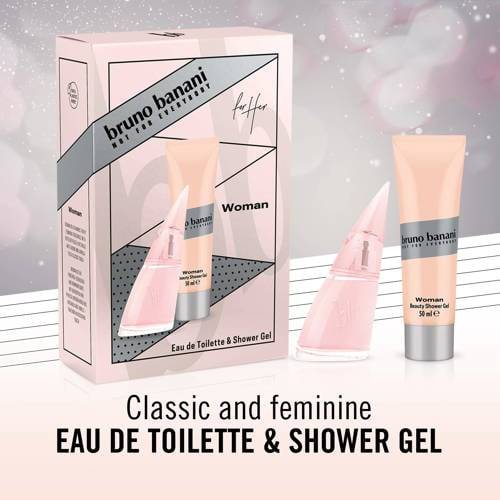 WOMAN geschenkset eau de toilette 30 ml + douchegel 50 ml | Bruno Banani