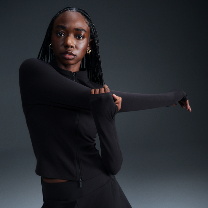 Zenvy Dri-FIT Longsleeve mit durchgehendem Reißverschluss (Damen) | Nike