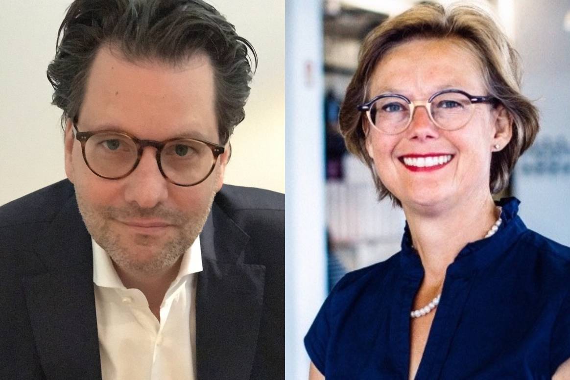 Sebastian Strache (links) und Sandra Widmaier-Gebauer (rechts)