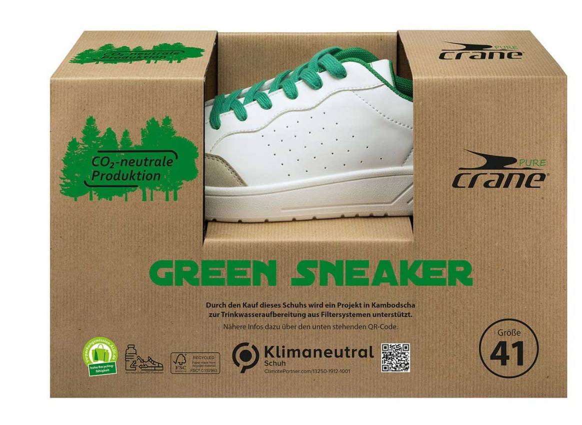Aldi Süd bietet klimaneutralen Sneaker an