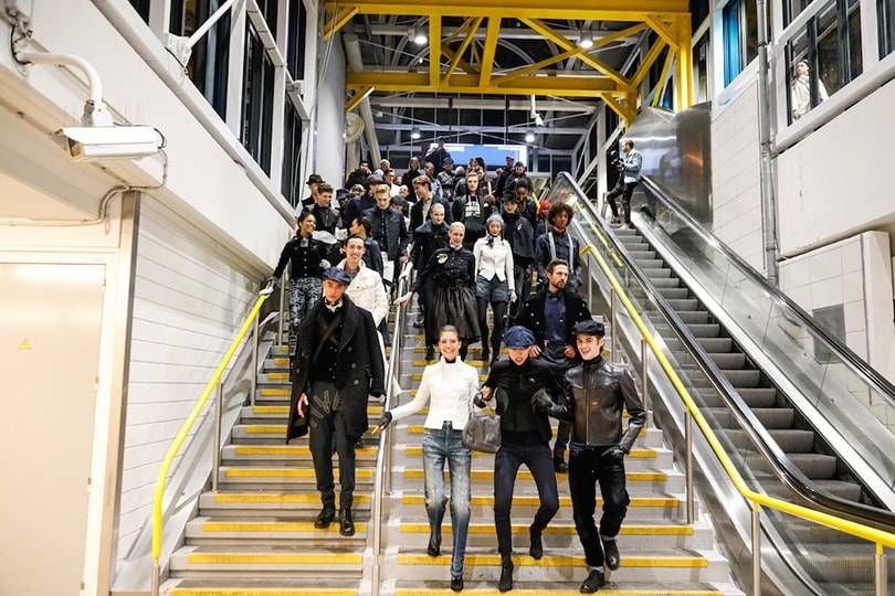 Mode-Metro Richtung G-Star bei der Amsterdam Fashion Week