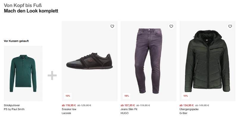 Zalando gibt Kunden Stylingtipps mit Computeralgorithmus