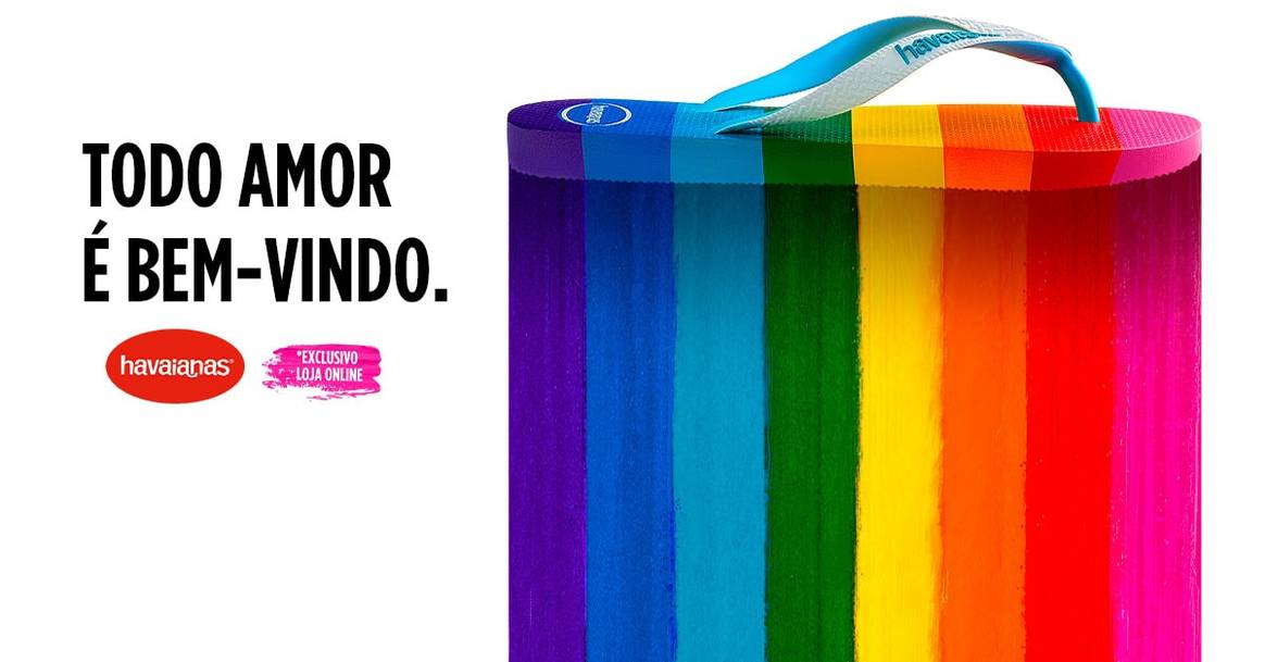 Havaianas reforça apoio à causa LGBTQIA+